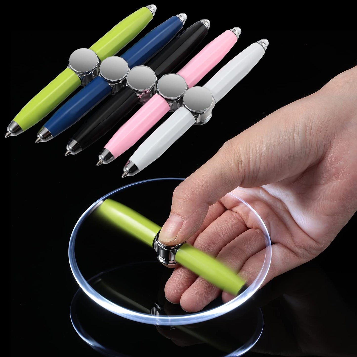 Metal LED Fidget Pen
