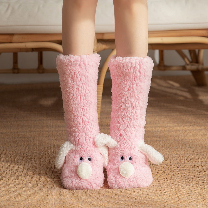 Cozy Paws Plush Floor Socks